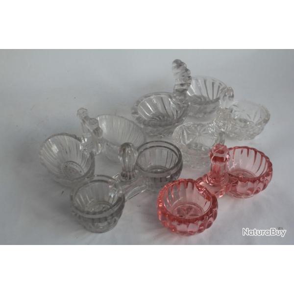 5 Anciennes Sali�res verre