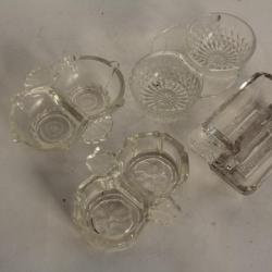 4 Anciennes Salières verre
