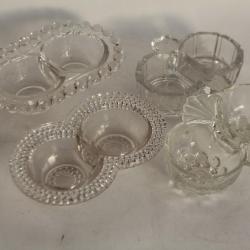 4 Anciennes Salières verre