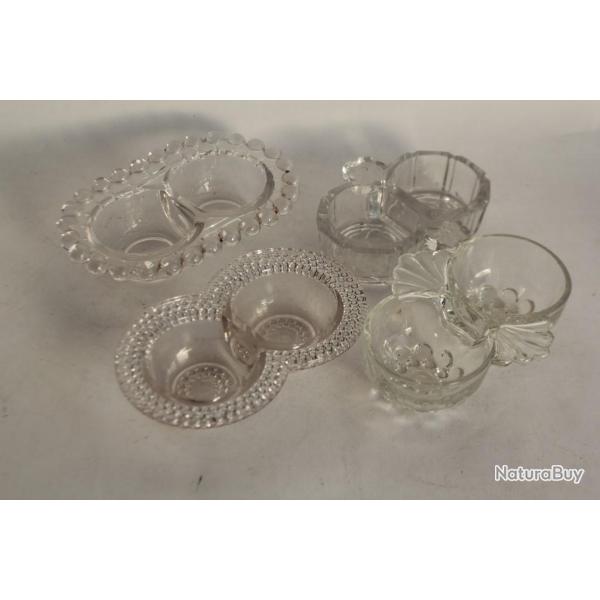 4 Anciennes Sali�res verre