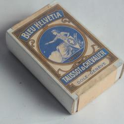 Ancienne boite Teinture Bleu Helvétia Talissot & Chevalier Genève