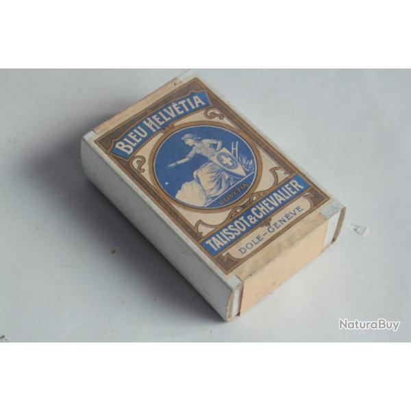 Ancienne boite Teinture Bleu Helv�tia Talissot & Chevalier Gen�ve