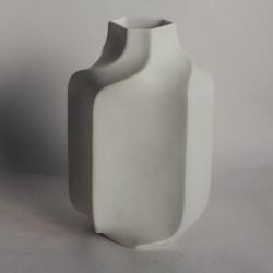 Vase moderniste porcelaine biscuit Heinrich 1960 Allemagne