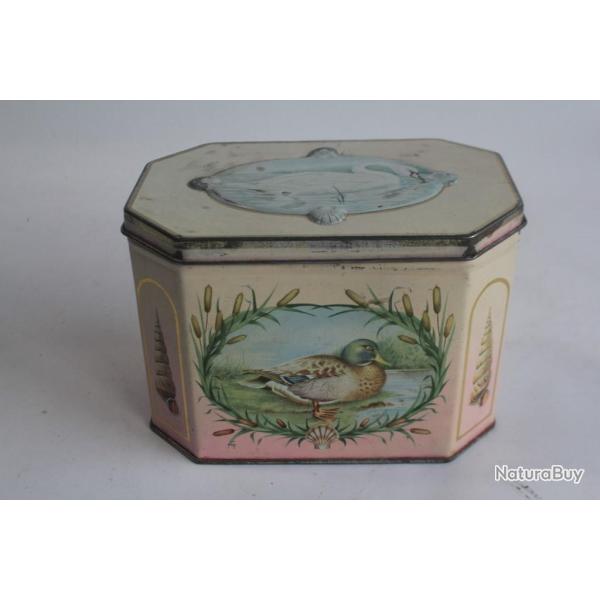 Bo�te biscuits t�le lithographi�e Huntley & Palmers Canard Cygne Oie