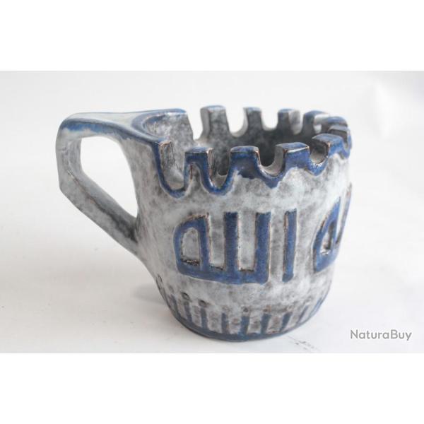 C�ramique orientale vintage 1960 sign�e