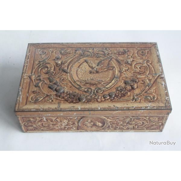 Bo�te biscuits t�le lithographi�e Huntley & Palmers Oiseaux