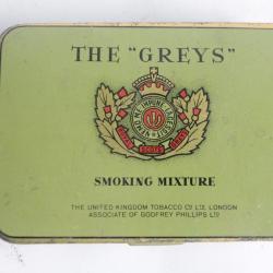 Boîte à tabac tôle The Greys Smoking mixture London