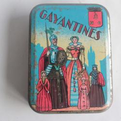 Boîte tôle lithographiée Gayantines R. Garnier Douai