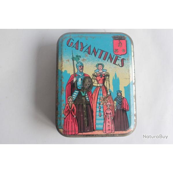 Bo�te t�le lithographi�e Gayantines R. Garnier Douai