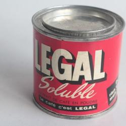 Boîte tôle Café Legal