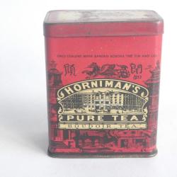 Boîte tôle lithographiée Thé Horniman's Pure Tea Angleterre