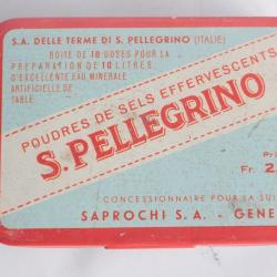 Boîte tôle lithographiée San Pellegrino