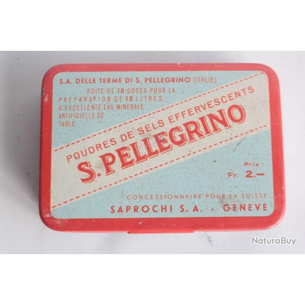 Bo�te t�le lithographi�e San Pellegrino