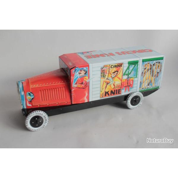 Bo�te t�le Camion publicitaire Cirque Knie Suisse L�ckerli Huus