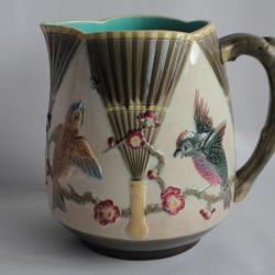 Pichet c&eacute;ramique Wedgwood Oiseaux