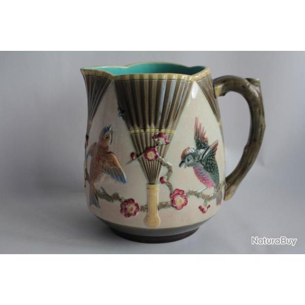 Pichet c�ramique Wedgwood Oiseaux