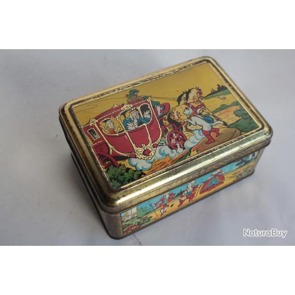 Bo�te t�le lithographi�e Biscuits Damoiseau Le Chat Bott�