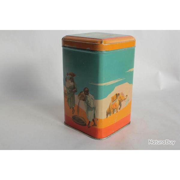 Bo�te � caf� t�le lithographi�e Merkur Mercure orientaliste