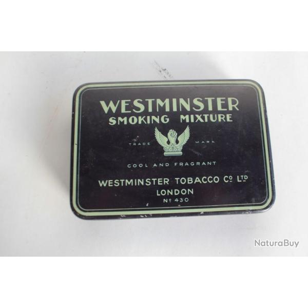 Bo�te � Tabac t�le Westminster Smoking mixture London