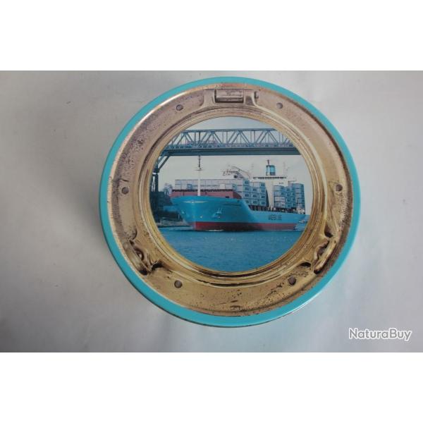 Bo�te t�le biscuits Kjeldsens Navire porte-conteneurs Maersk Line