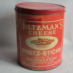 Grande Boîte tôle Holtman's Cheese Pretz Sticks USA