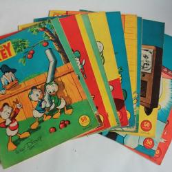 13 Magazines Le Journal de Mickey 1959 n°359 à n°374