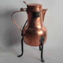 Coquemar cuivre martelé