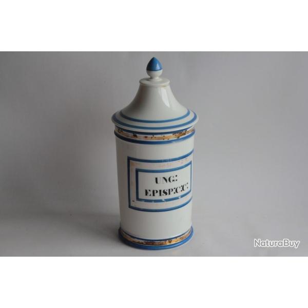 Pot  pharmacie porcelaine Ung. Episp
