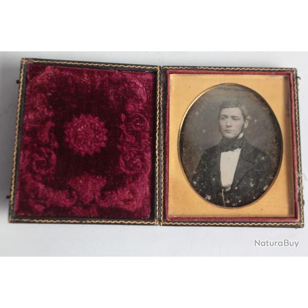 Photographie Daguerr�otype XIXe si�cle portrait Homme
