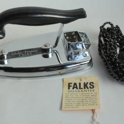 FALKS Fer à repasser globe trotter vintage neuf