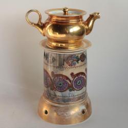 Tisani&egrave;re porcelaine de Paris Empire XIXe si&egrave;cle