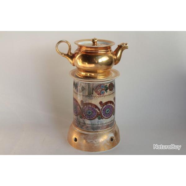 Tisani�re porcelaine de Paris Empire XIXe si�cle
