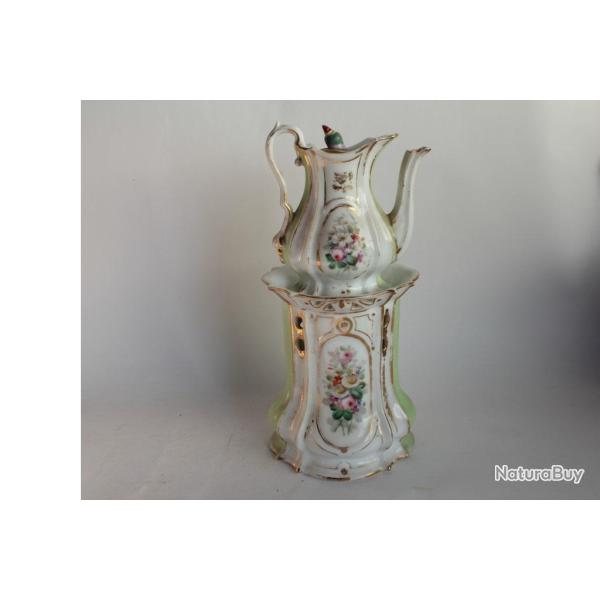 Tisani�re porcelaine Vieux Paris XIXe si�cle