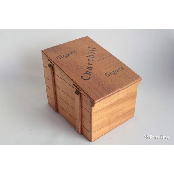 Cave � cigares bois Churchill Vintage