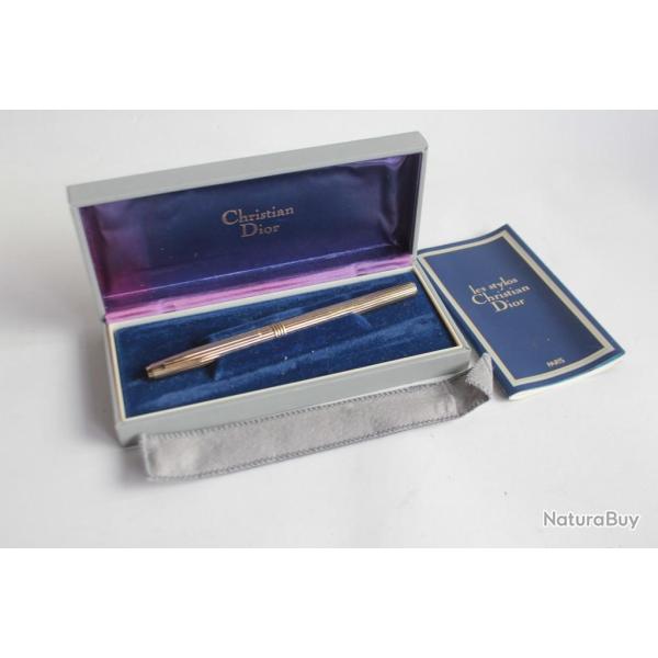 Christian DIOR Stylo plume argent vermeil