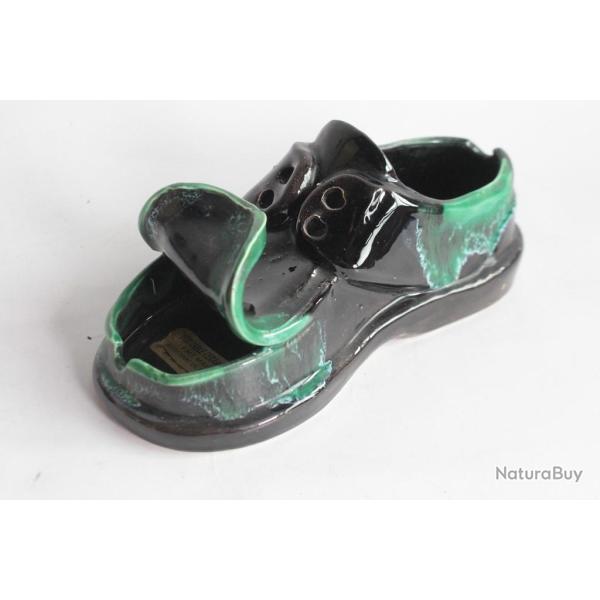 Cendrier Chaussure c�ramique Fassy Vallauris