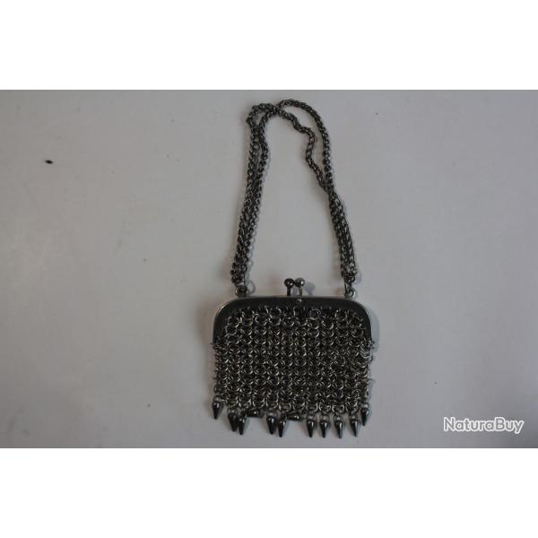 Bourse porte louis acier XIXe si�cle