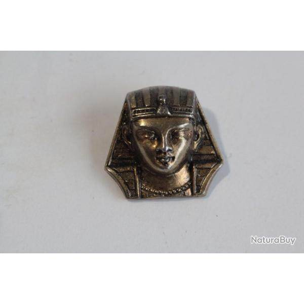Bouton argent T�te de Pharaon