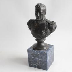 Buste Napol&eacute;on Fonte de fer Lapis-lazuli XIXe si&egrave;cle
