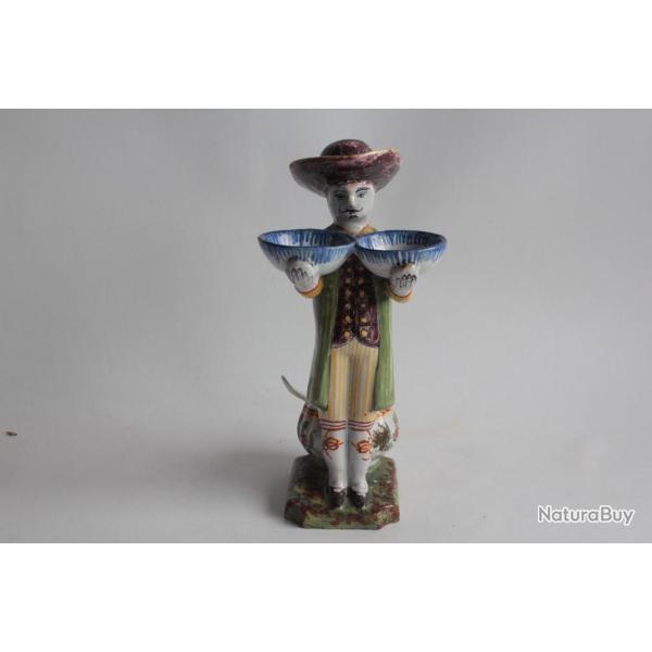 Saleron Moutardier fa�ence figuratif publicitaire Moutarde de Dijon