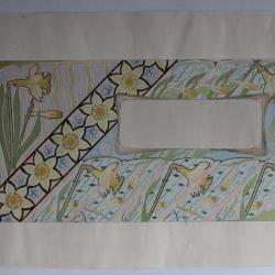 Dessin original Art Nouveau