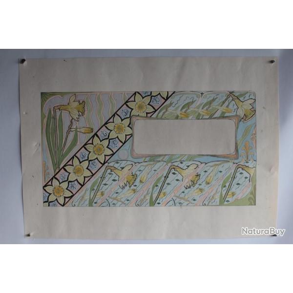 Dessin original Art Nouveau