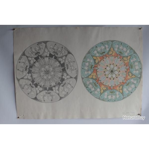 Dessin original Art Nouveau