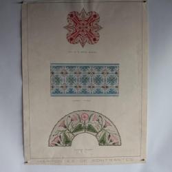 Dessin original Art Nouveau