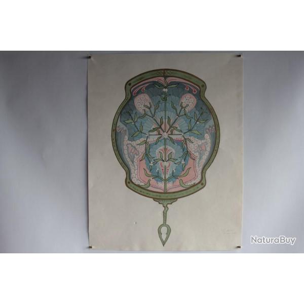 Dessin original Art Nouveau