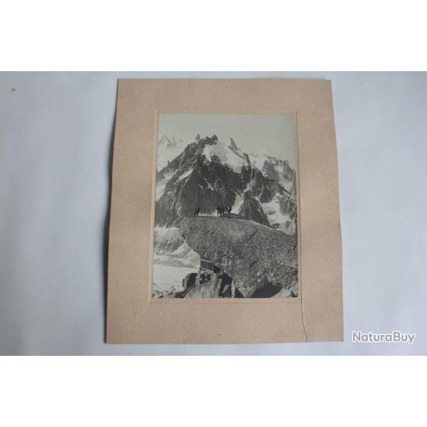 Ancienne Photographie originale Chamonix Alpinistes Mont-Blanc