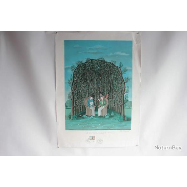 Estampe Raymond PEYNET Vous m'inspirez confiance