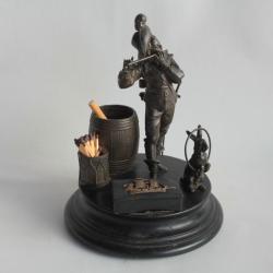 N&eacute;cessaire de fumeur Pyrog&egrave;ne Bo&icirc;te &agrave; musique Automate Cirque