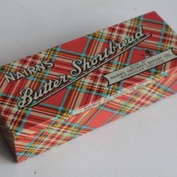 Bo&icirc;te t&ocirc;le Tartan Nairn's Butter Shortbread Scotland