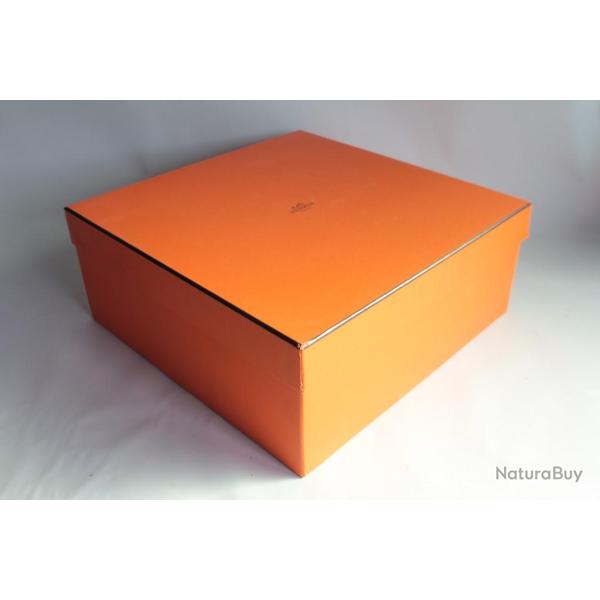 HERMES Boite carton orange 43x43x18 cm Sac Kelly Birkin